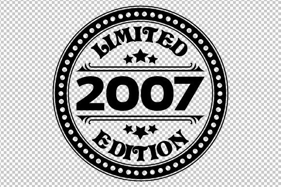 Download Limited Edition 2007 SVG EPS PNG - 2007 Collection